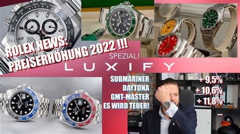 rolex preiserhöhung 2022 watchvice|Rolex gmt master wartezeit.